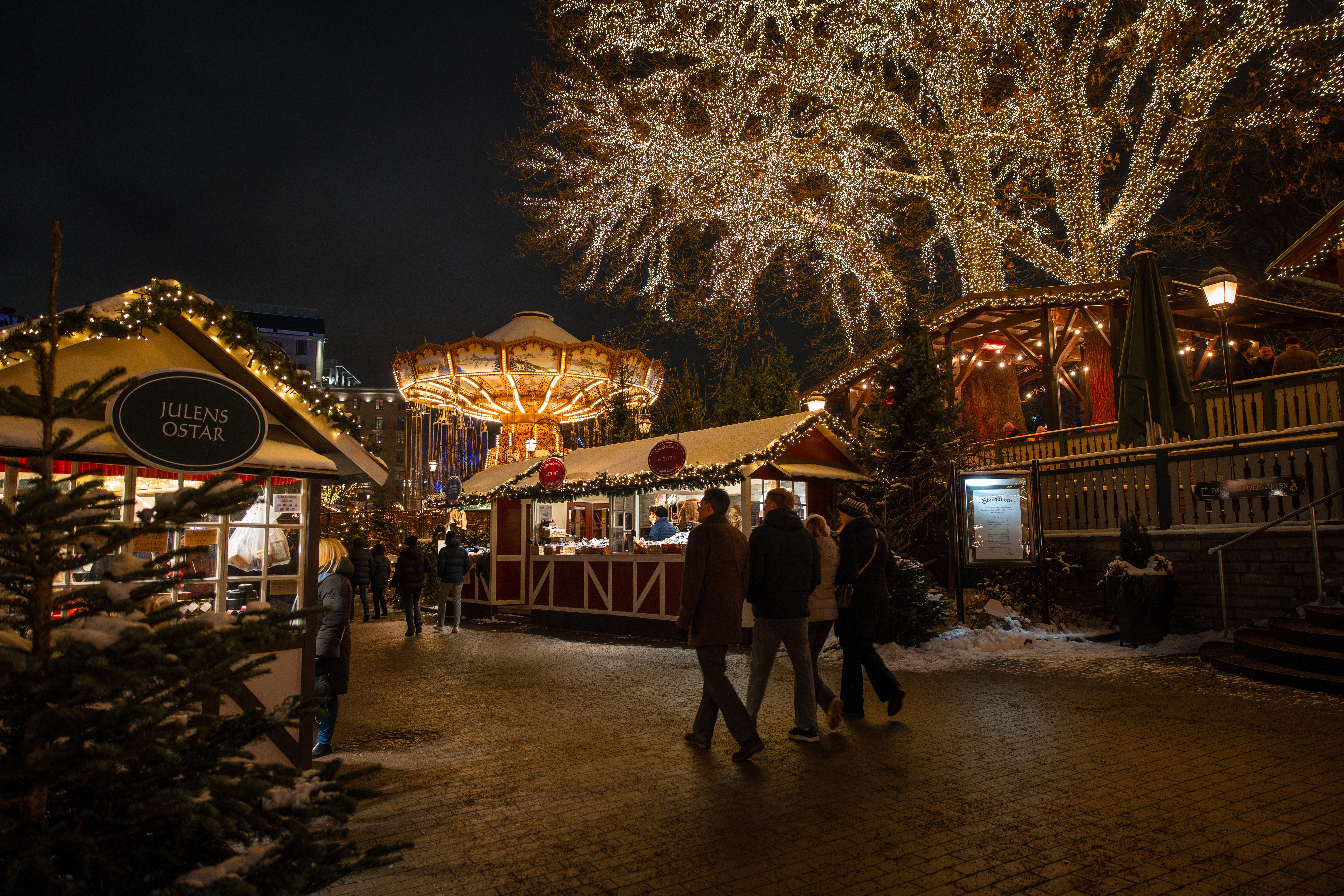 Jul på Liseberg i Göteborg