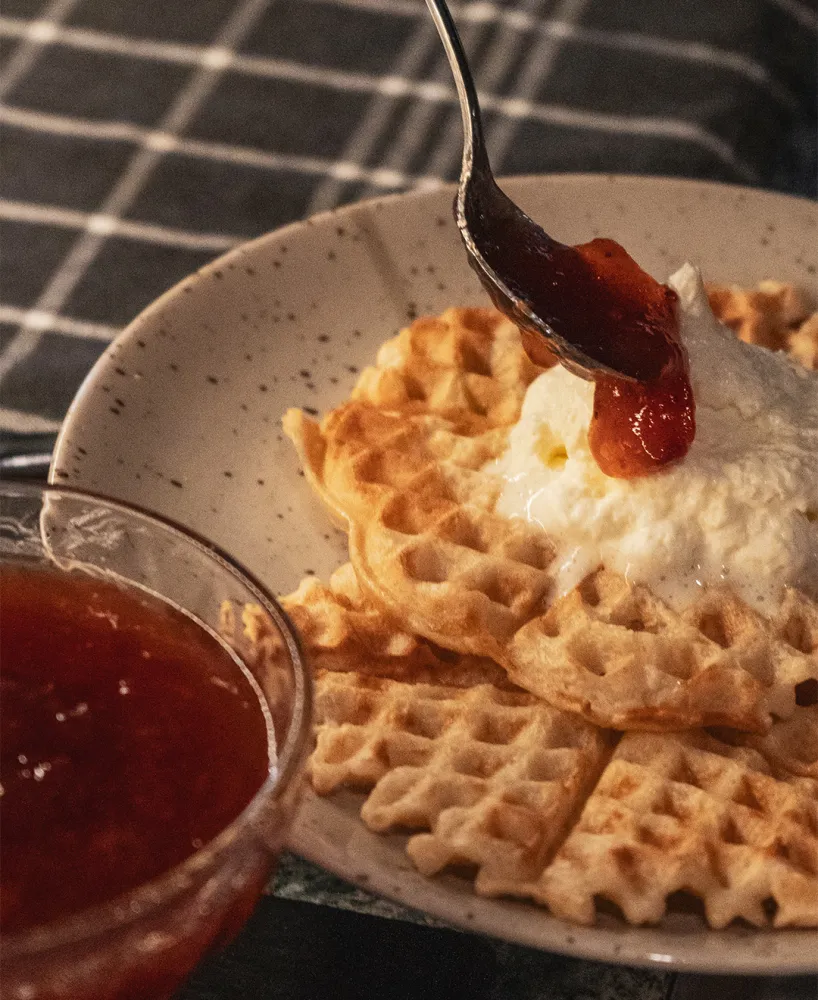 Våfflor frukost