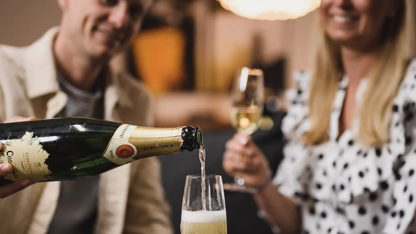 Champagne i sviten